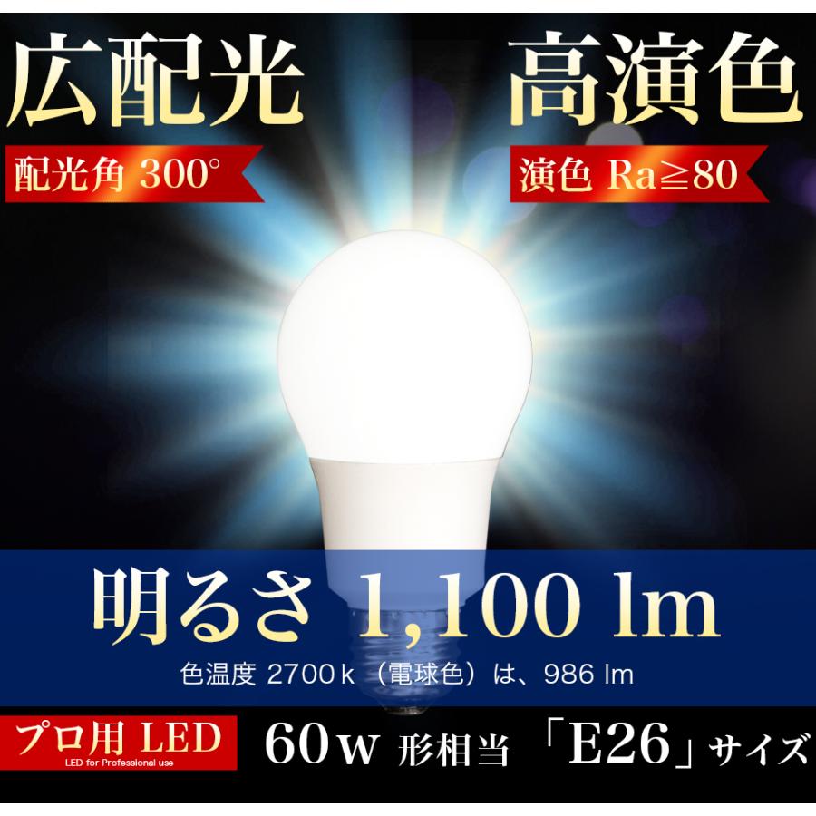 電球 E26 LED電球 8本 60w形 明るい 6500k 昼光色 2700k 電球色 広配光 一般電球形 LEDライト プロ用 綺麗 キレイ 明るさ｜kagudoki｜04