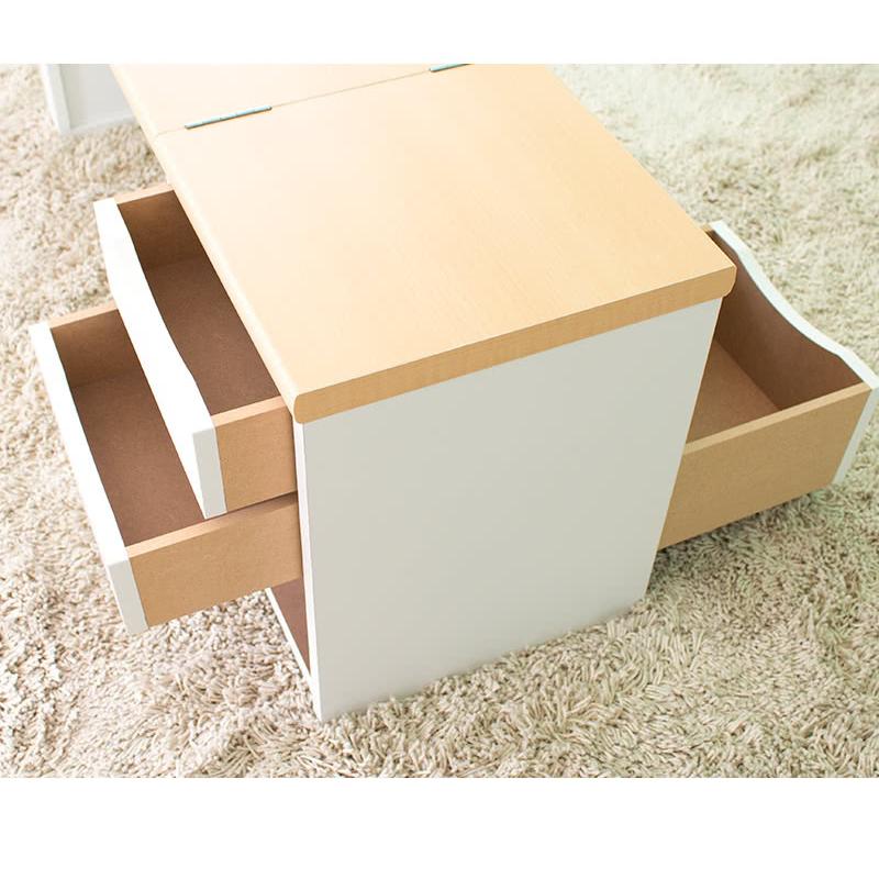 折りたたみ 文机 天板折りたたみ 日本製 コンパクト 完成品 ロー