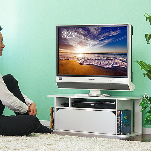 テレビ台 幅80cm 高さ30cm ハチマル スリム ワンルーム モデム wifi