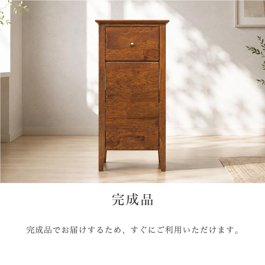 アンティーク調 木製 スリムキャビネット 電話台 FAX台 花台 送料込み 完成品 アンティーク調 スリムキャビネット 幅34cm 脚付き 電話台 花台