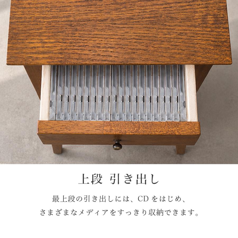 完成品 アンティーク調 スリムキャビネット 幅34cm 脚付き 電話台 花台