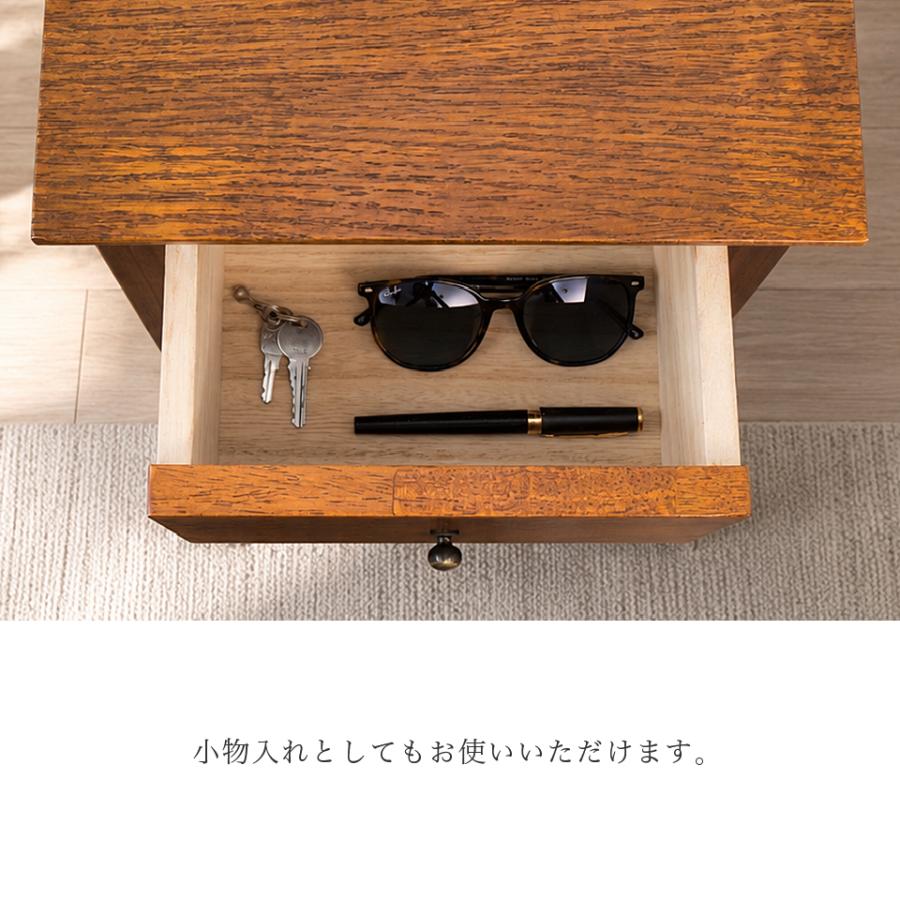 完成品 アンティーク調 スリムキャビネット 幅34cm 脚付き 電話台 花台