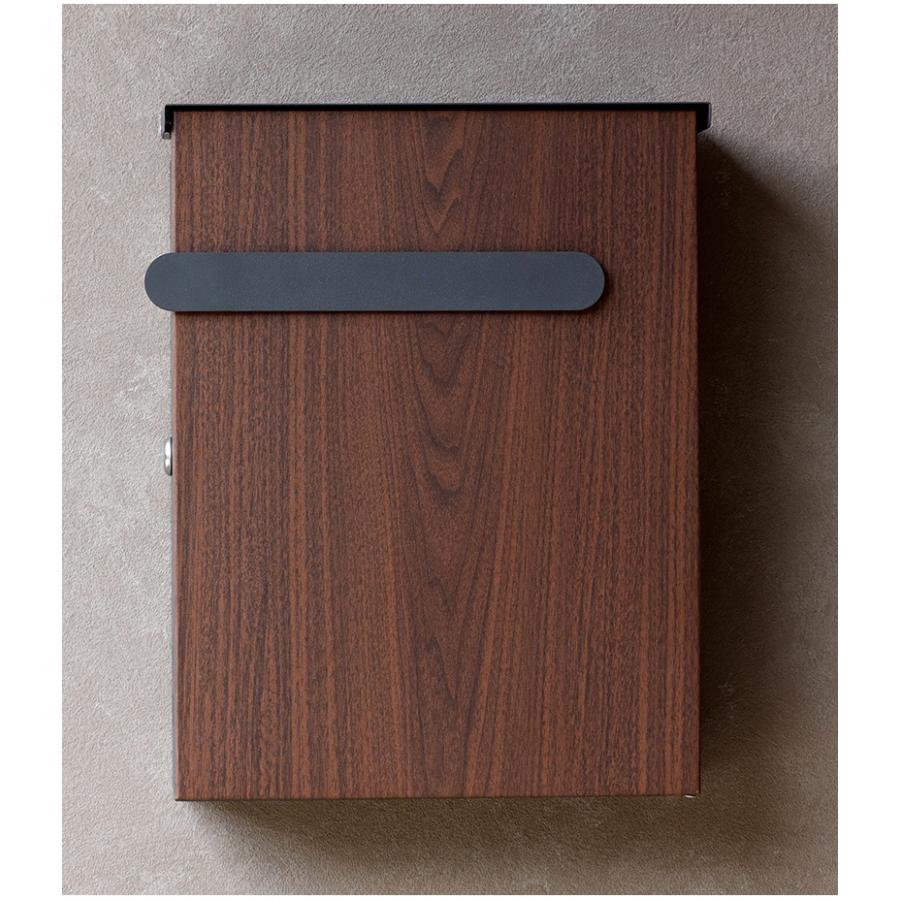 郵便ポスト 約幅30cm ナチュラル 鍵 ポスト 壁掛けポスト おしゃれ