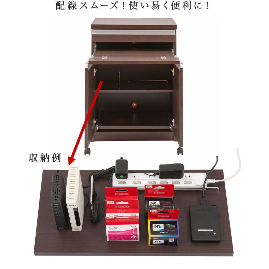パソコンデスク 幅60 日本製 完成品 キャビネット 収納 デスク パソコンデスク 幅60 日本製 完成品 キャビネット 収納 デスク