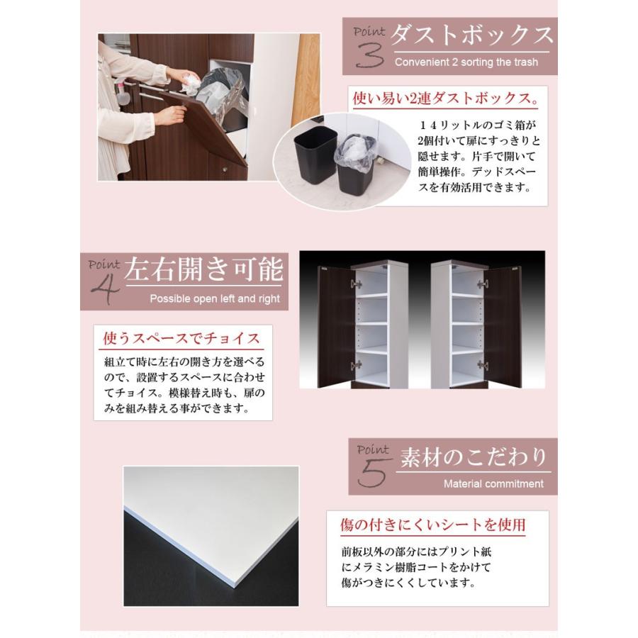 ゴミ箱 幅25cm 台所 キッチン ごみ箱 ダストボックス 2分別 おしゃれ