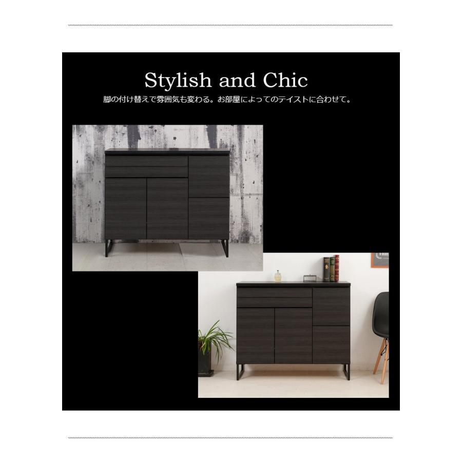 パソコンデスク 書斎 ブラック 幅106cm おしゃれ 完成品 日本製 モダン