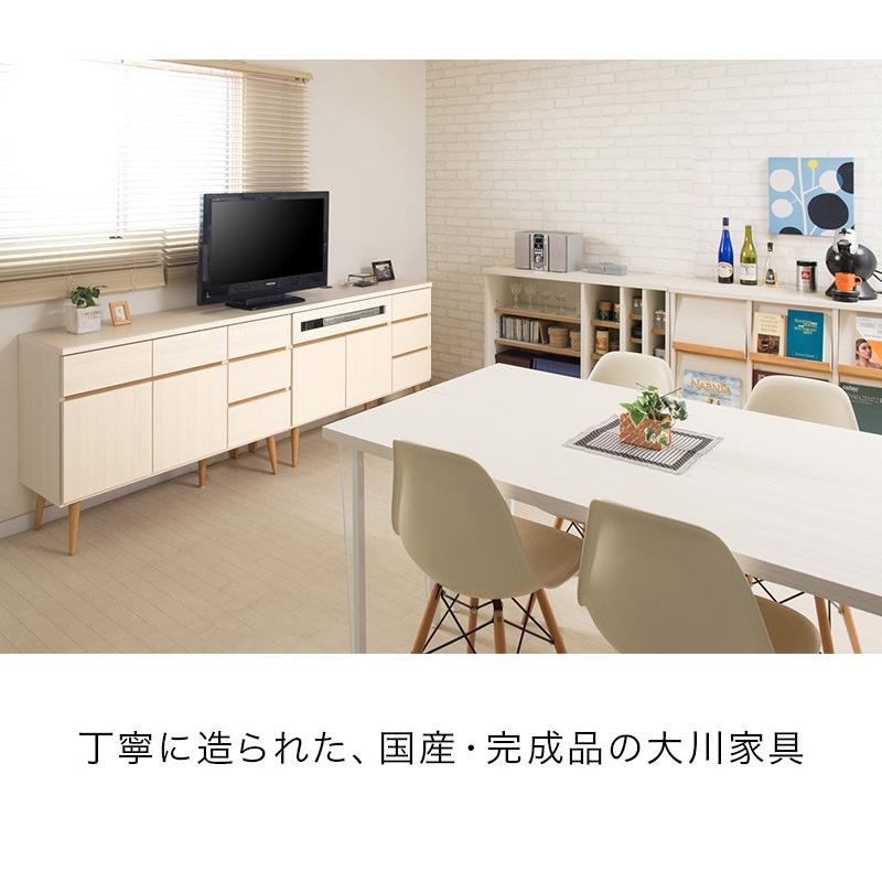 ホワイト テレビ台110cm テレビ台 ハイタイプ 幅110cm 完成品 ホワイト ナチュラル 日本製