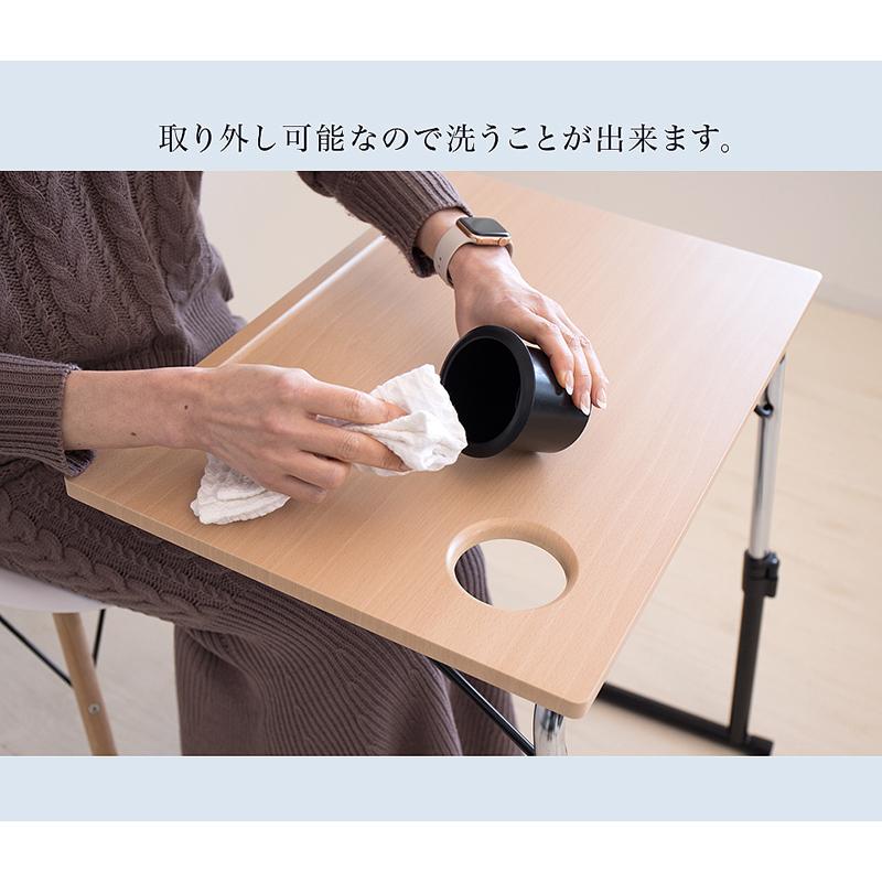 サイドテーブル ドリンクホルダー付き ロフトベッド下 子供用 AVD1006444本棚&amp;テレビ台&amp;安心安全の家具ドキ 通販