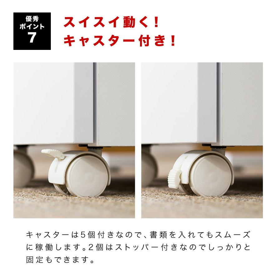 オフィスデスク チェスト 2点セット 幅120cm 箪笥 たんす タンス