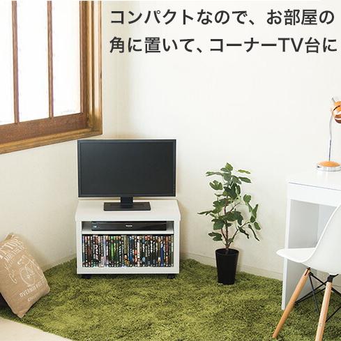 テレビ台 ミニマル 幅60cm キャスター付き ミニマルテレビ台 24インチ以下推奨 キャスター 送料無料 Switch用テレビ台 Switch収納 ホワイト｜kagudoki｜07