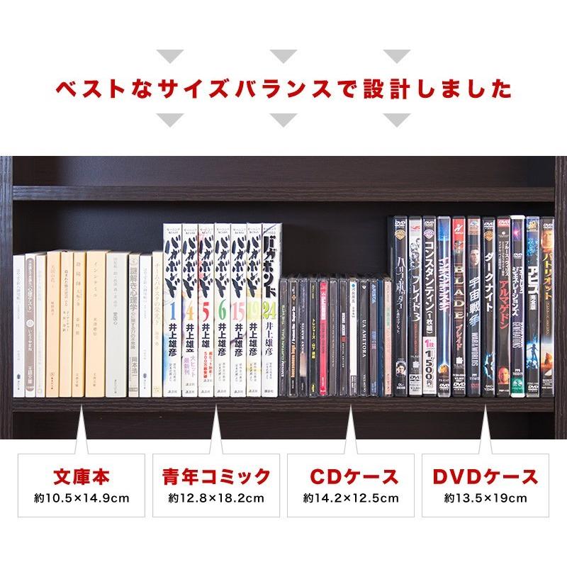 本棚 2台セット 幅120 高さ90 奥行17 コミック収納 本棚2台