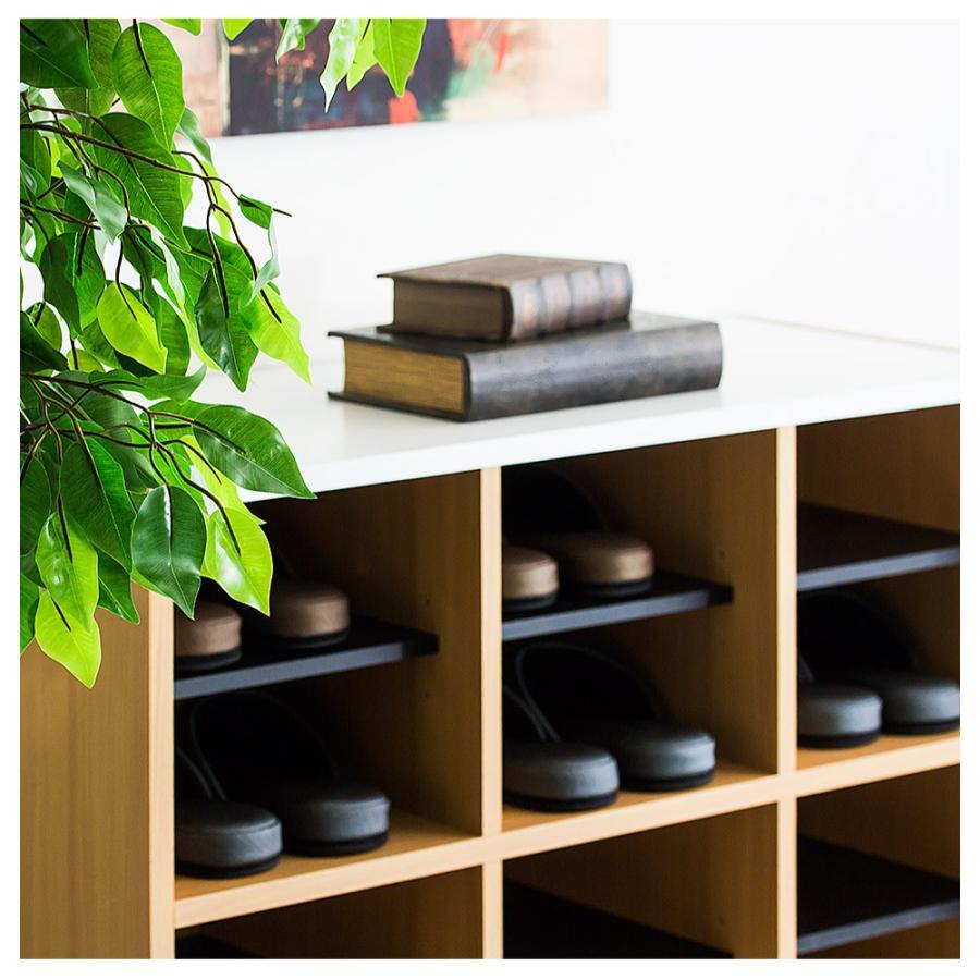 シューズラック、スリッパ スリッパラック 靴箱 靴ばこ スリッパ 上履き 外履き 幅55 大容量 12足