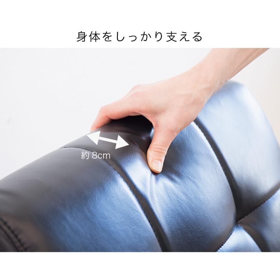 2人掛けソファ グレー ブラック 黒 ソファ 2Pソファ 肘付き PVC 合皮