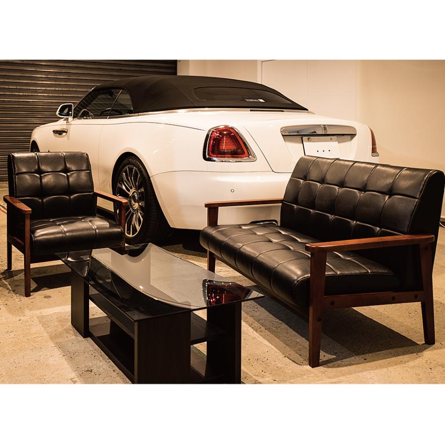 ブラックレザー 1人掛けソファ ファー調クッション付き 楽天市場】マラソン中2000円OFF！【開梱設置付】ファブリック