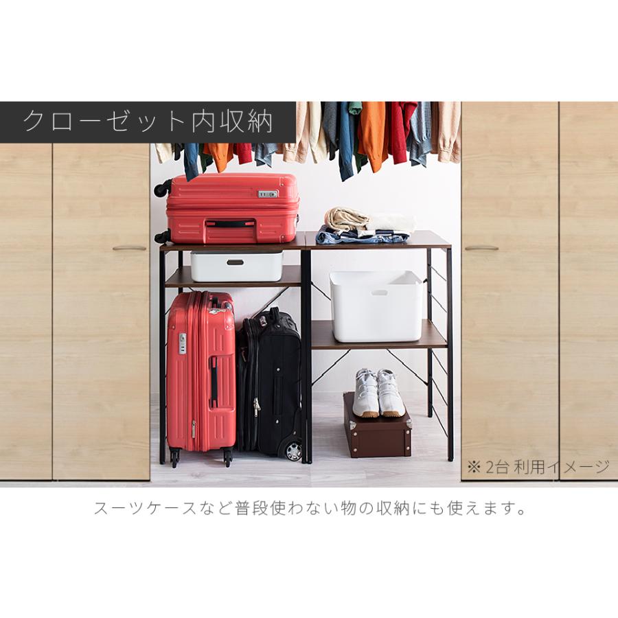 ゴミ箱上ラック 幅60cm スチールラック レンジラック ダストボックス