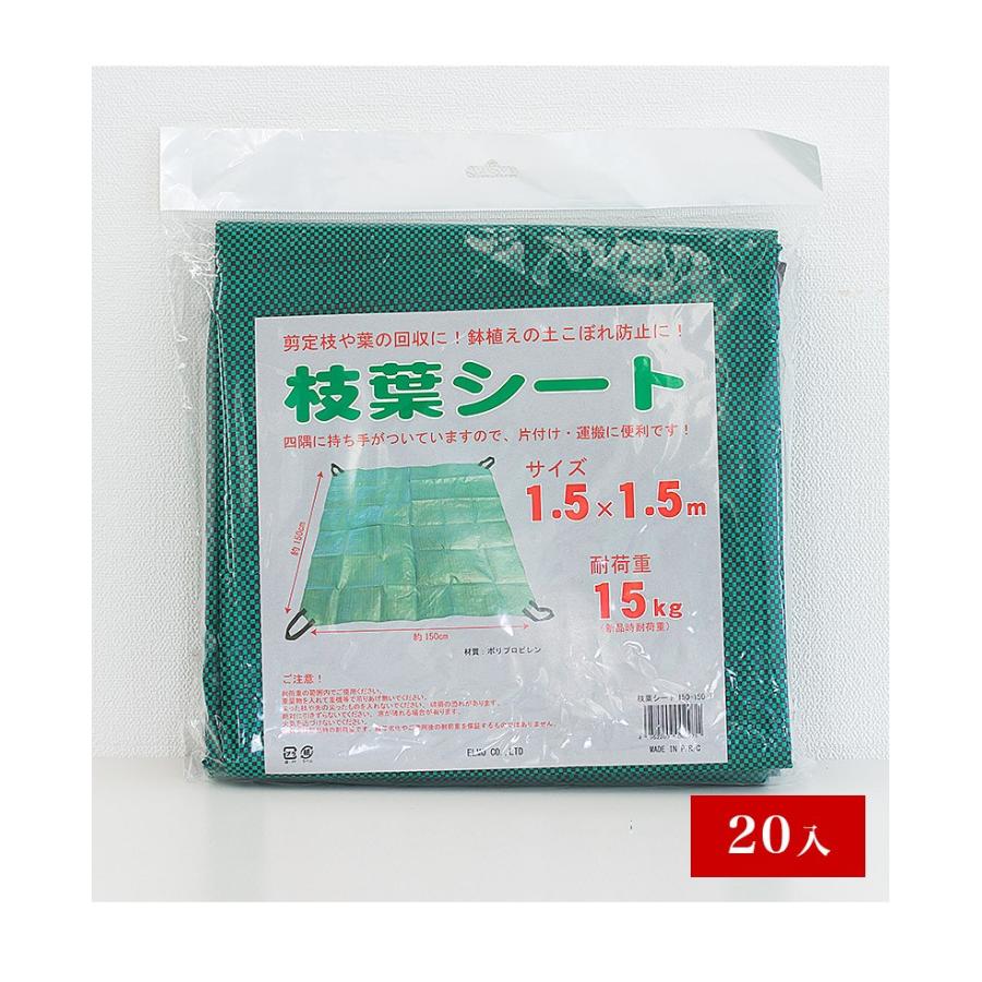 枝葉シート150×150cm 入数20 20入 20枚入 落葉拾い 落葉集め 落葉 枝