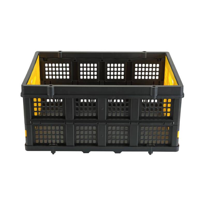 割引中！！【折り畳みコンテナ】SPACECRATE イエロー 46L 5個セット SPACE MADE 折り畳みコンテナ 46リットル オレンジ | Costco Japan