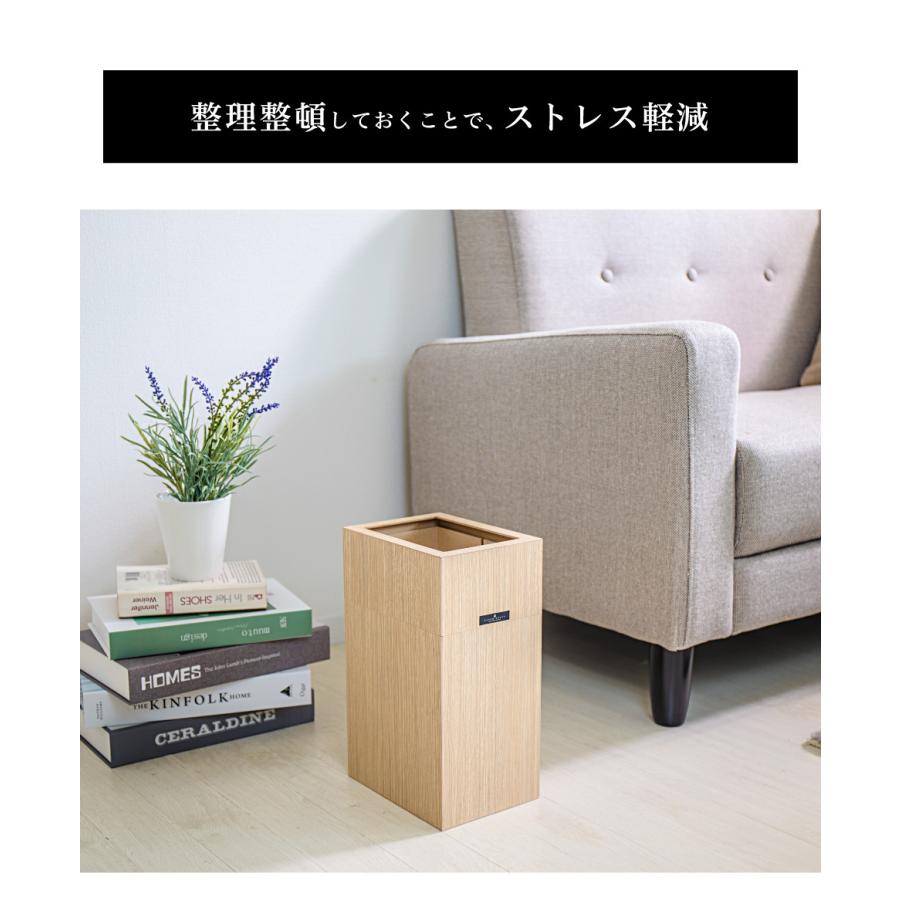 ゴミ箱 おしゃれ 幅13.2cm 小さい ナチュラル ダストボックス ホテル