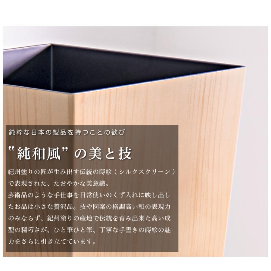 ゴミ箱 木目調 おしゃれ 高さ36cm 正方形 和式 ダストボックス ふた