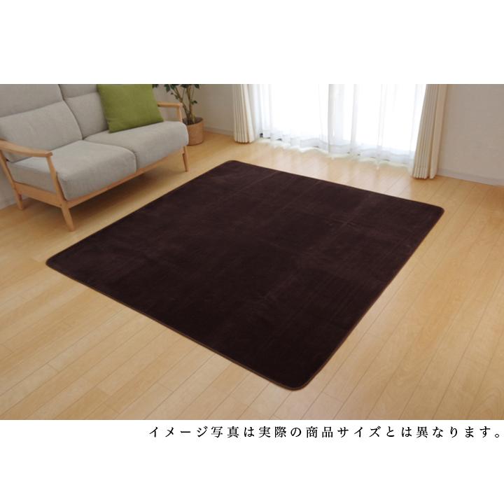 ラグカーペット 200×250cm 抗菌 防臭 加工 ベージュ ブラウン グリーン