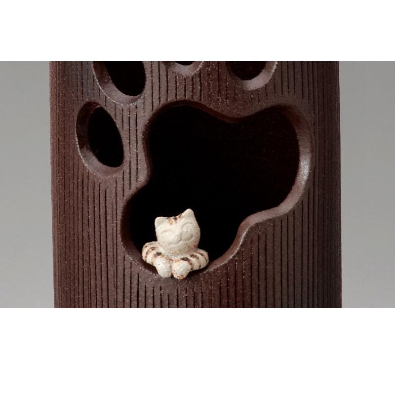 傘立て 信楽焼き 窓ねこ傘立 幅22.5 高さ45 猫 ネコ 陶器