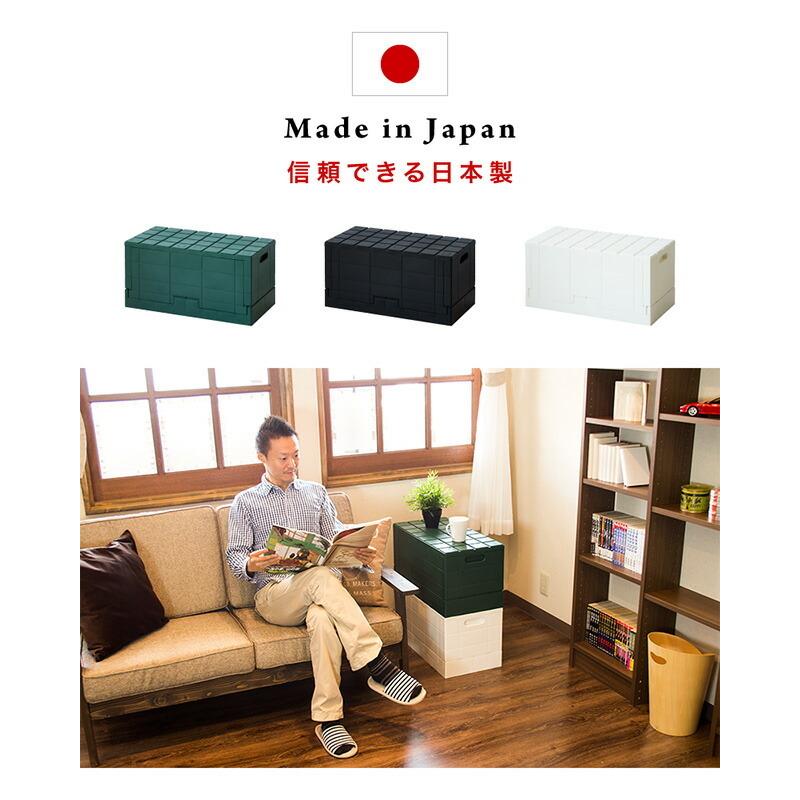 折り畳みコンテナ オリコン 座れる収納BOX 積み重ね可 折り畳み式 耐