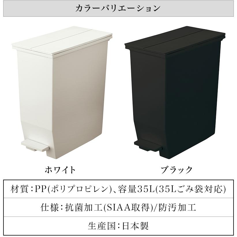 ゴミ箱 2個セット ごみ箱 ダストボックス 35L 35リットル スリム