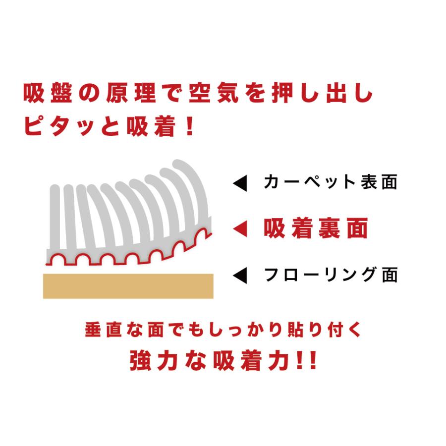 ペット用 犬 滑り止め ロールカーペット 600×60cm 送料無料 日本製 吸着 キッチンマット 幅60cm 長さ600cm キッチン用 長さ6m 洗える｜kagudoki｜18