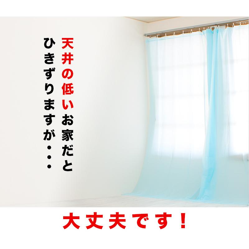 カーテン ビニール 2枚セット ロング 丈250 幅180 切って使える