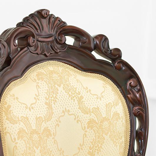 チェアー 椅子 マホガニー ひじ付き アンティーク 猫脚 ブラウン 送料