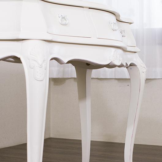 コンソールデスク 猫脚 アンティーク 白 コンソールテーブル 消毒台