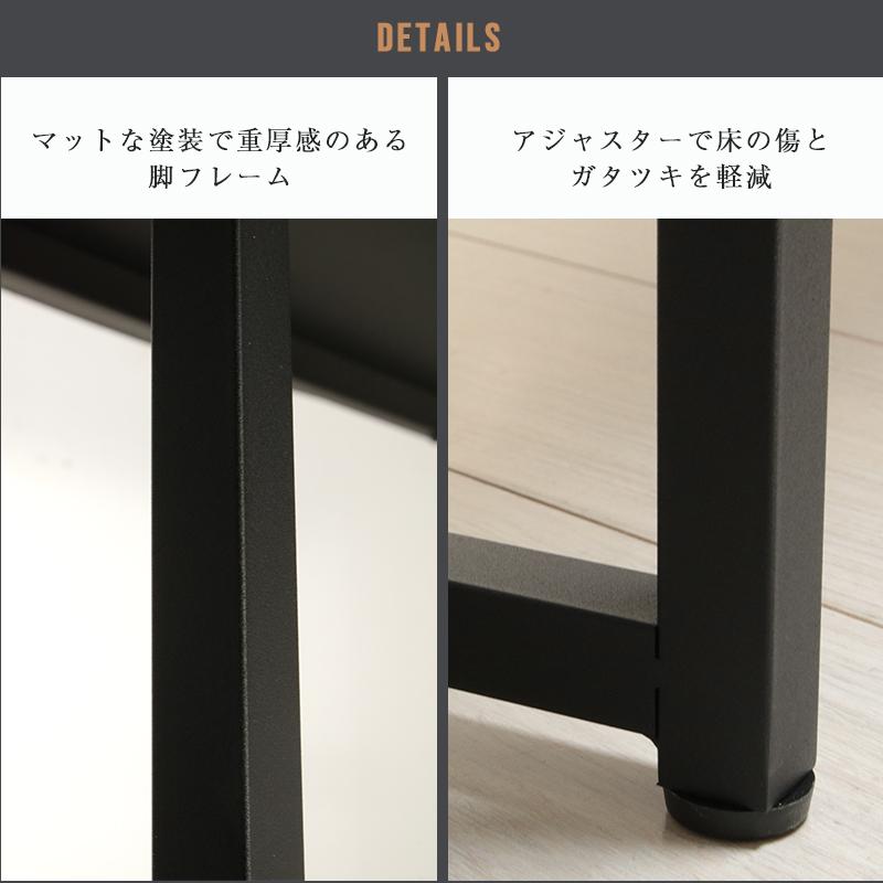 ネイルデスク ネイルテーブル 幅95cm カーブ天板 メラミン天板