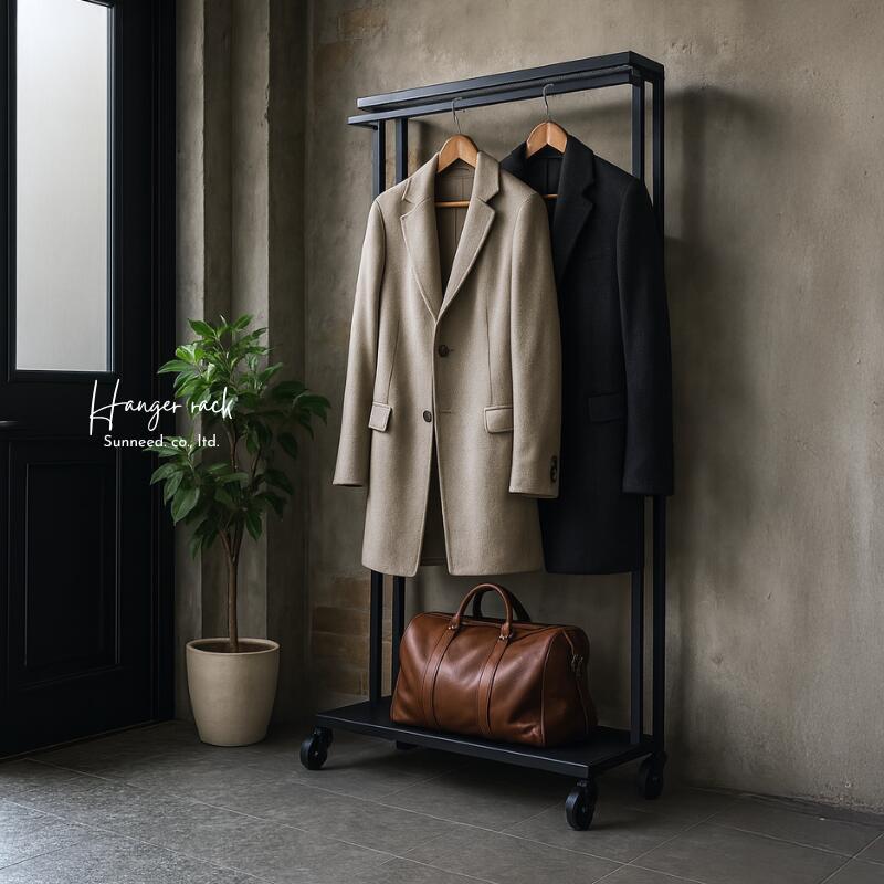 ハンガーラック スリム 頑丈 コンパクト 洋服掛け おしゃれ コート