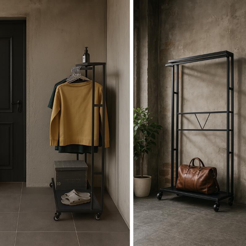 ハンガーラック スリム 頑丈 コンパクト 洋服掛け おしゃれ コート