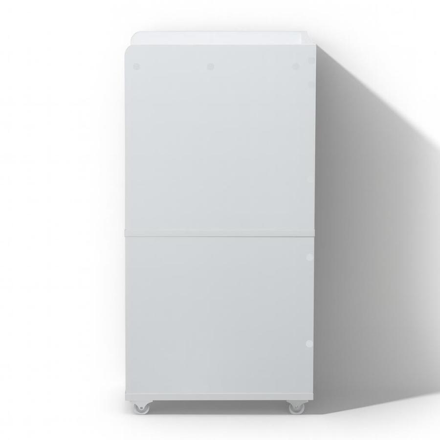 パソコンラック キャスター付き 収納 スリム PCワゴン デスクトップ ラック サーバーラック 2段 gpr-3050_9