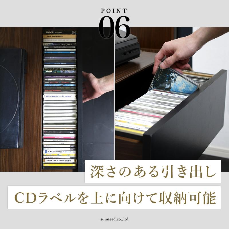 レコードラック レコード プレーヤー台 レコード収納 棚 LPレコード オーディオラック lpr-9585の画像
