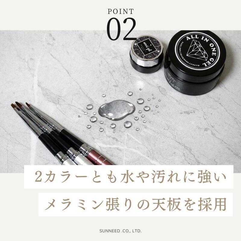 ネイルデスク ネイルテーブル プロ用 サロン ワークデスク 収納 棚付き
