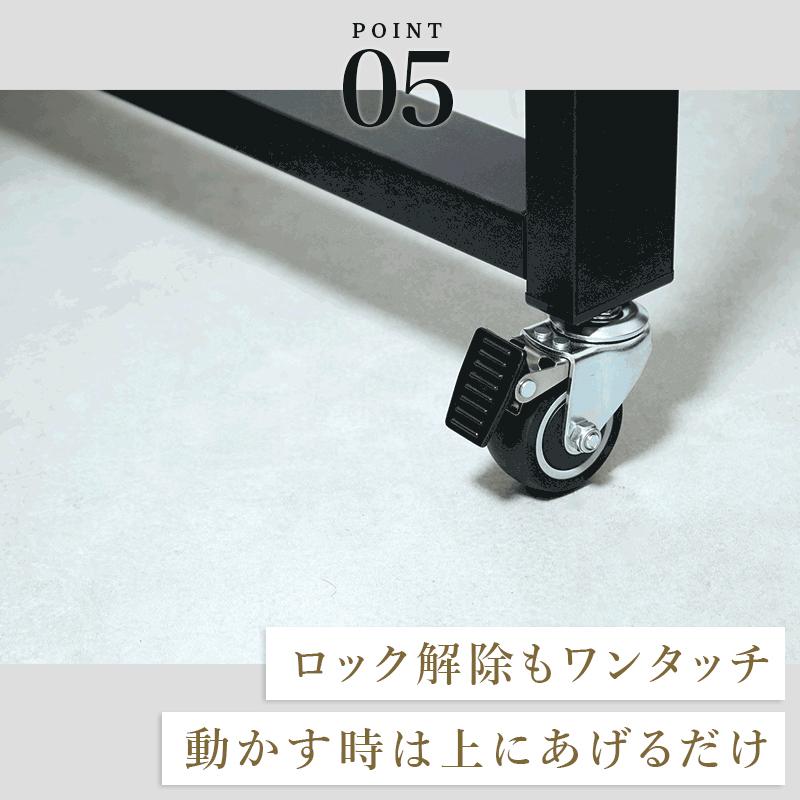 ステンレス製 アイアン シェルフ テーブル 台 キャスター付き No.2 ステンレス製 アイアン シェルフ テーブル 台 キャスター付き No.2 棚