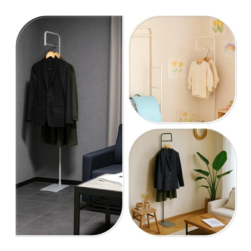 ハンガーラック スリム 頑丈 コンパクト おしゃれ 高さ160 パイプ