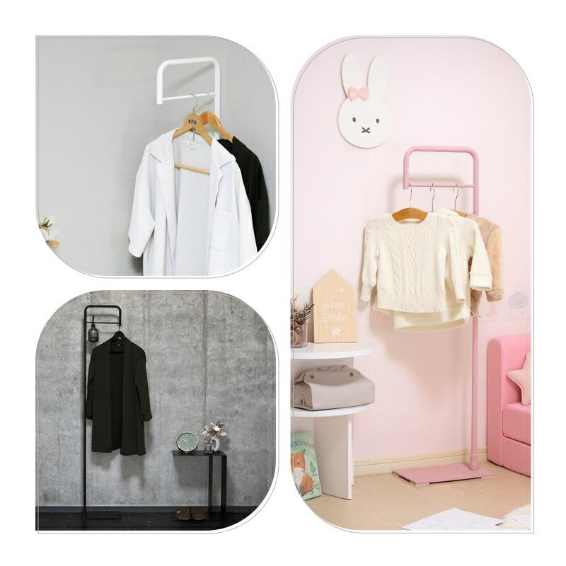 ハンガーラック スリム 頑丈 コンパクト おしゃれ 収納 スチール 玄関