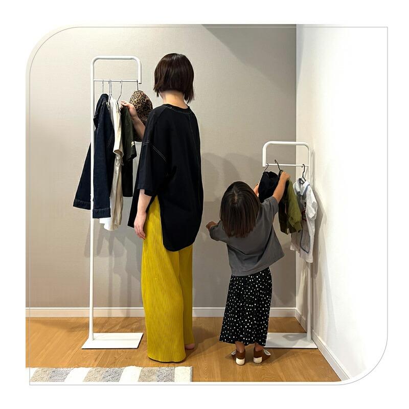 ハンガーラック スリム 頑丈 コンパクト おしゃれ 高さ160 パイプ