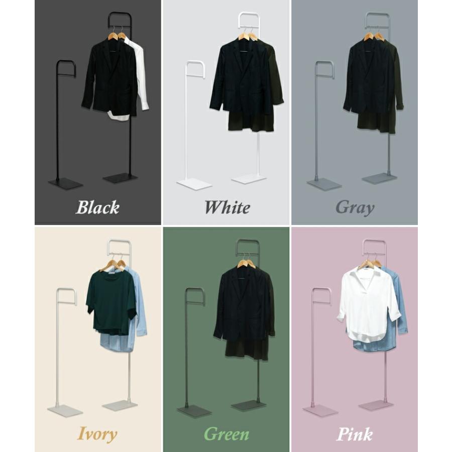 ハンガーラック スリム 頑丈 コンパクト おしゃれ 収納 スチール 玄関