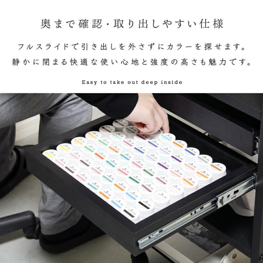 ネイル ワゴン UV ネイル用品 収納 キャスター付き 大理石柄