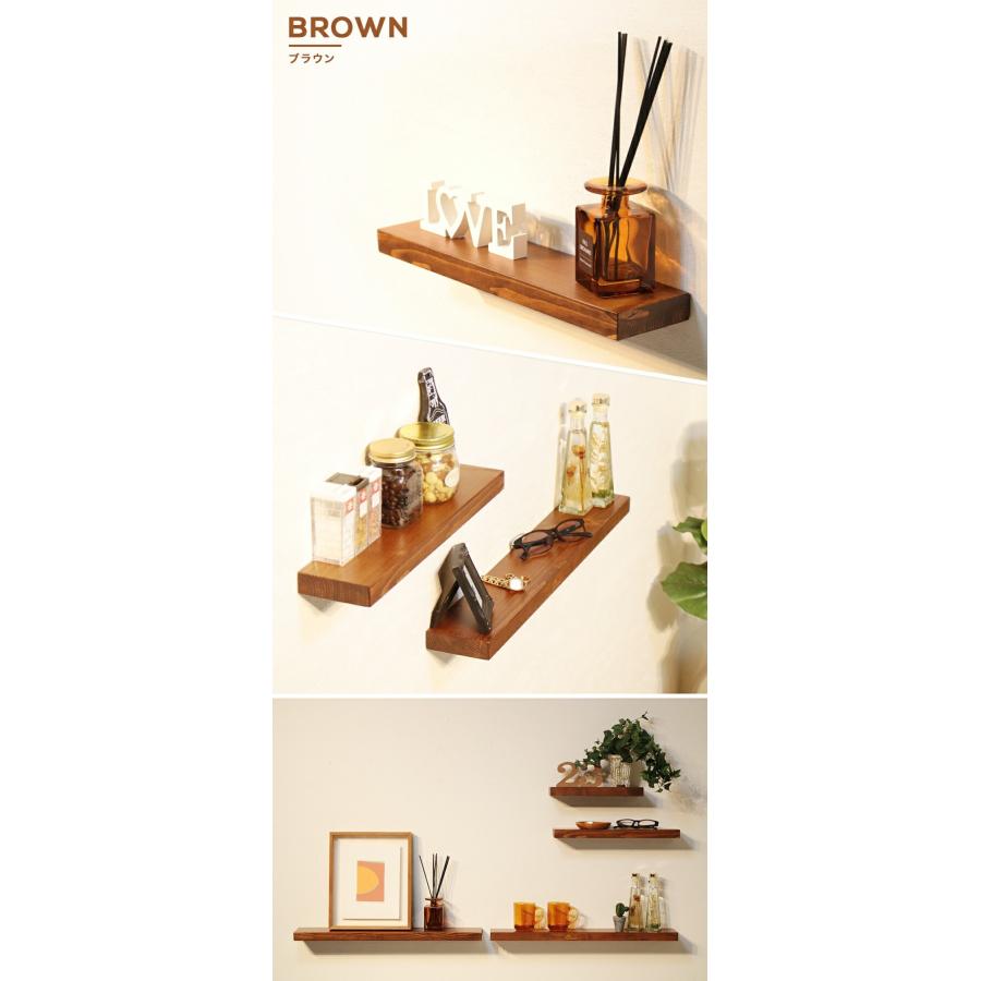 ウォールシェルフ 幅60 壁掛け棚 ウォールラック 飾り棚 壁付け棚