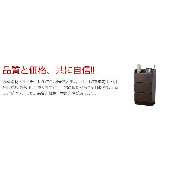 カウンター下収納 完成品 幅45 奥行29 スライドレール付き レギュラー チェスト キッチン収納 引き出し 収納 引出し デルナチュレ カウンター下