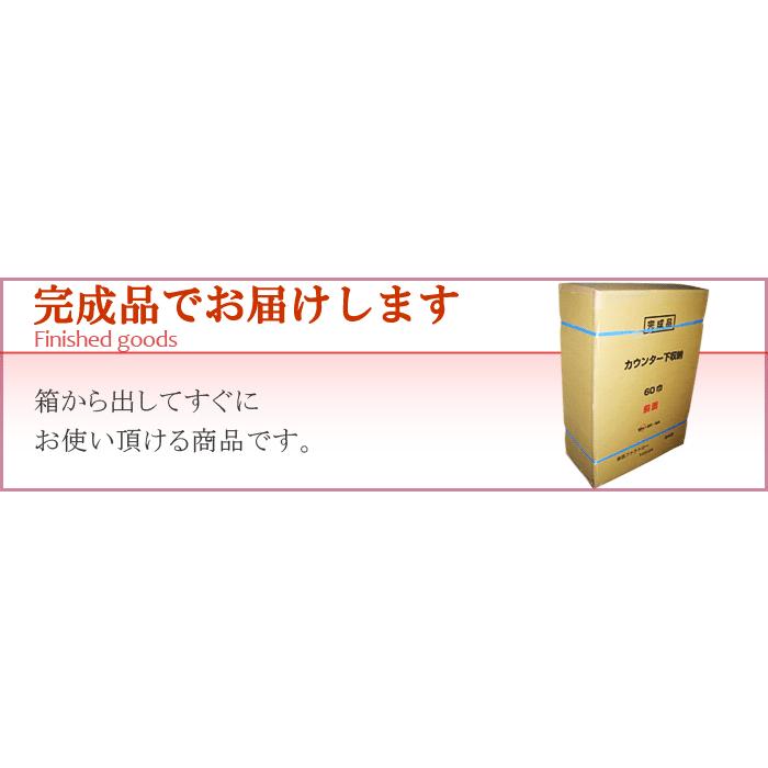 カウンター下収納 薄型 完成品 幅60 奥行24.5 ソフトクローズ機能付き扉 スリム キッチン収納 カウンター下 本棚 おしゃれ 棚 鏡面 収納棚｜kagufactory｜10