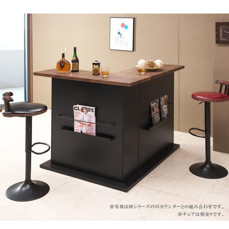 バーカウンター おしゃれ キッチンカウンター 幅115cm キッチン収納 完成品 日本製 ホワイト ブラック_4