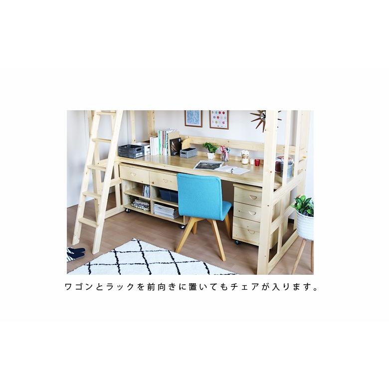 ☆決まりました☆ロフト付き学習机ハイタイプ