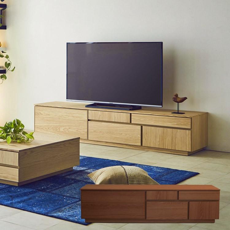 【搬入設置込み】テレビボード 180 おしゃれ テレビ台 ローボード 無垢 ウォールナット オーク 完成品 日本製 ロータイプ 北欧 高級 開梱設置