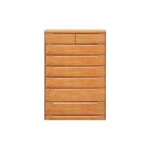 チェスト 幅105 ハイチェスト 7段 引き出し収納 ナチュラル 木製 天然